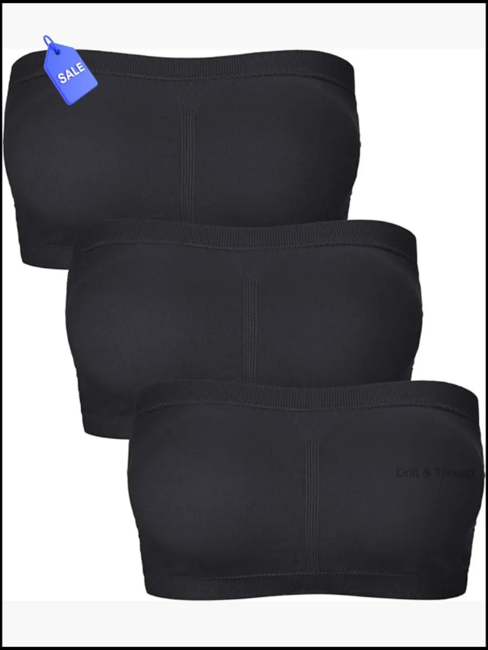 Seamless Bandeau Bra Padded Strapless Tube Top Bra Wirefree Yoga Tops